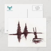 Bij het meer briefkaart (Voorkant / Achterkant)