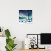 Bij het noorderlicht poster (Thuiskantoor)