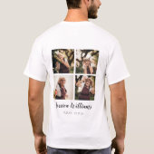 Bij het opslaan van geheugen | 5 Foto-collage | Me T-shirt (Achterkant)