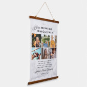 Bij het opslaan van geheugen | 6 Foto Collage Fune Hangend Wandkleed (Gebogen)