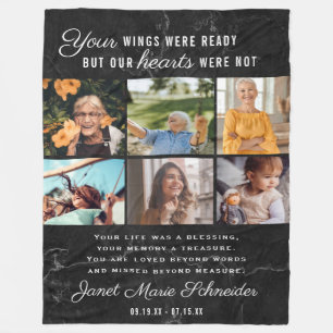Bij het opslaan van geheugen 6 Foto Collage Quot Fleece Deken