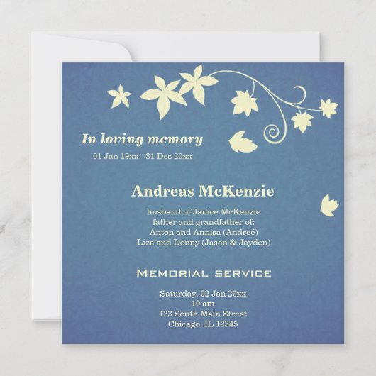 Bij het opslaan van geheugen aankondiging (Voorkant)