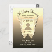 Bij het opslaan van geheugen briefkaart (Voorkant / Achterkant)