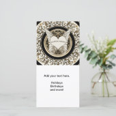 Bij het opslaan van geheugen feestdagenkaart (Staand voorkant)