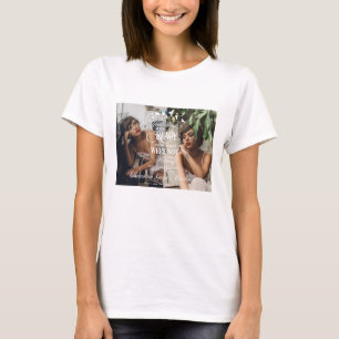 Bij het opslaan van geheugen Foto Funeral Memori T-shirt