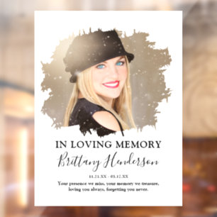 Bij het opslaan van geheugen   Foto Memorial  Raamsticker