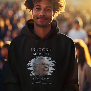 Bij het opslaan van geheugen Foto Memorial T-Shi Hoodie