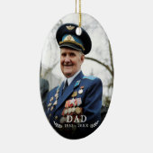 Bij het opslaan van geheugen | Fotocitaat Keepomwi Keramisch Ornament (Rechts)