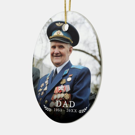 Bij het opslaan van geheugen | Fotocitaat Keepomwi Keramisch Ornament (Links)