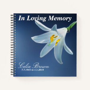 Bij het opslaan van geheugen Funeral, Memorial Gu Notitieboek