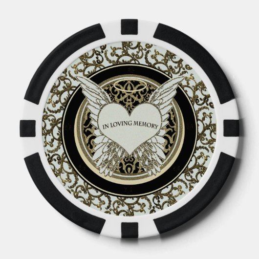 Bij het opslaan van geheugen pokerchips (Voorkant)