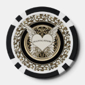 Bij het opslaan van geheugen pokerchips (Achterkant)