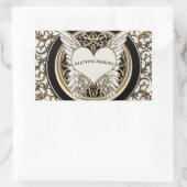 Bij het opslaan van geheugen rechthoekige sticker (Tas)