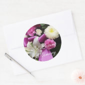 Bij het opslaan van geheugen ronde sticker (Envelop)