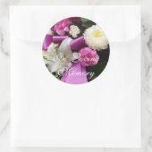 Bij het opslaan van geheugen ronde sticker (Tas)