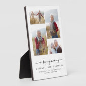 Bij het opslaan van geheugen | Vier foto's Vreemd  Fotoplaat (Zijkant)