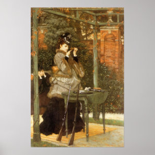 Bij het Rifle-bereik door James Tissot, kunst Poster