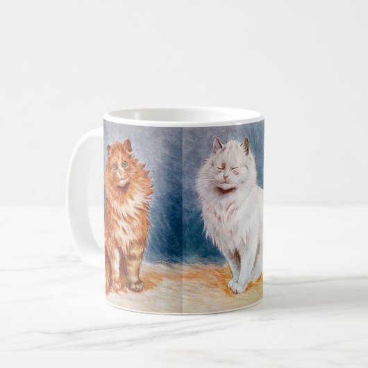 Bij het Show Cat, Louis Wain Koffiemok (Voorkant links)