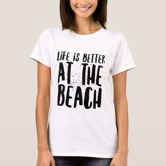 Bij het strand t-shirt (Voorkant)