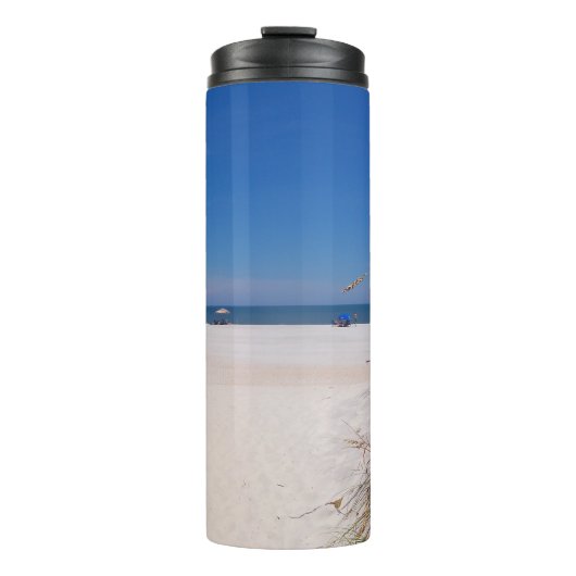 Bij het strand thermosbeker (Voorkant)