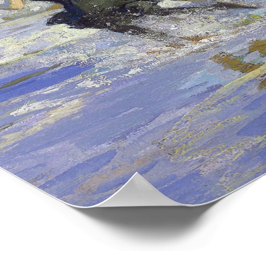 Bij het strand van Edward Henry Potthast Poster (Hoek)