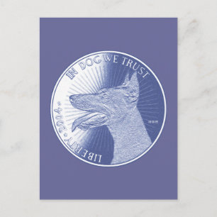 Bij honden briefkaart