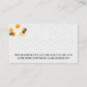 Bij | Honingraat | Insect Visitekaartje (Achterkant)