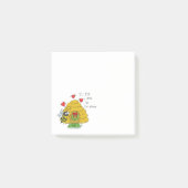 Bij Kerst Cartoon Post-it® Notes (Voorkant)