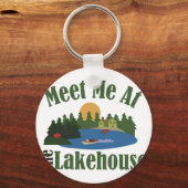 Bij Lake House Sleutelhanger (Voorkant)