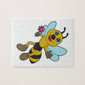 Bij met Bloem Legpuzzel (Horizontaal)