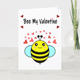 Bij mij valentijn - Mooie Bij Valentijnsdag Feestdagen Kaart