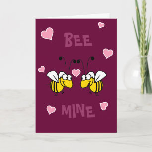 Bij Mij Valentijnkaart Kaart