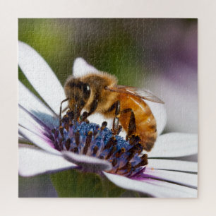 Bij op een Bloem Legpuzzel