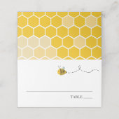 Bij-placemats voor babyfeestje (Buitenkant ongevouwen)