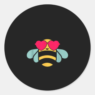 Bij-shirt Meisjes Hommel Vriendelijk Peuter Kinder Ronde Sticker