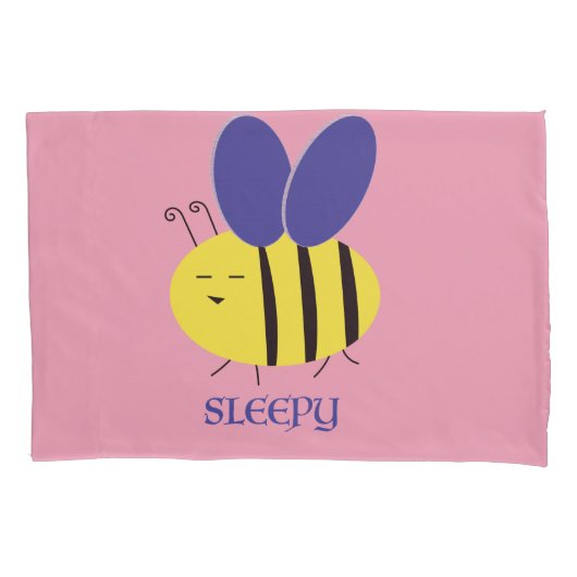 Bij Slaperig Kussensloop (Voorkant)