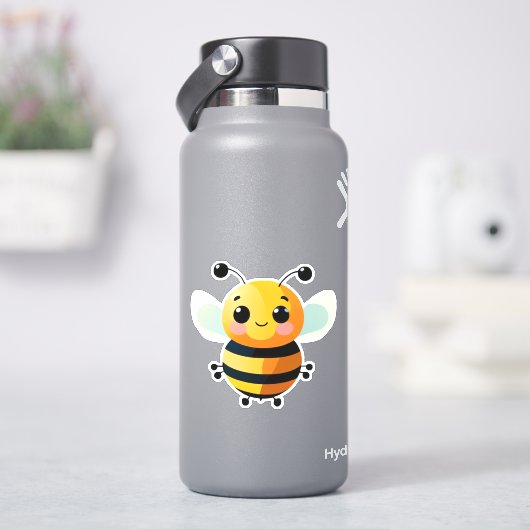 Bij sticker voor waterfles (HydroFlask)