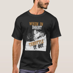 Bij twijfel motorcross voor jeugd jongens idee bik t-shirt