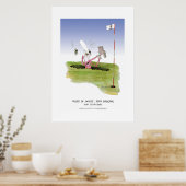 bij twijfel stoppen met graven , tony fernandes po poster (Keuken)