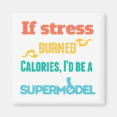 Bij verbrand stress magneet (Voorkant)