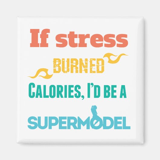 Bij verbrand stress magneet (Voorkant)