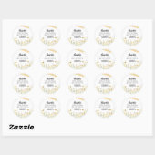 Bij verjaardagsstickers ronde sticker (Vel)