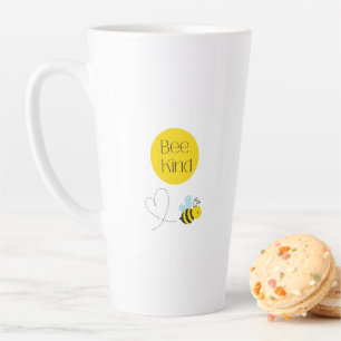 Bij Vriendelijke Bij & Vriendelijkheid Spreuk Koff Latte Mok