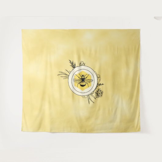 Bij Wandkleed (Voorkant (horizontaal))