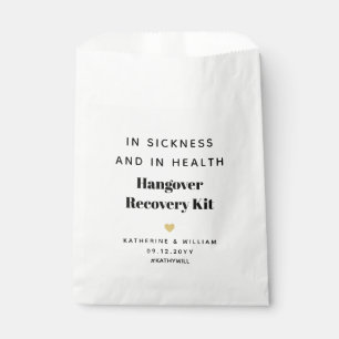 bij ziekte en in de Health Hangover Recovery Kit Bedankzakje