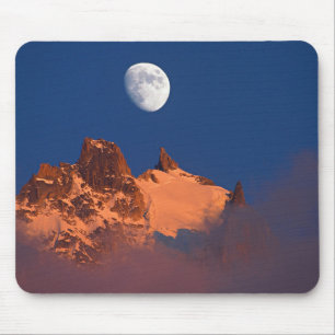 bij zonsopgang Aiguille du Plan Chamonix, Frankr Muismat