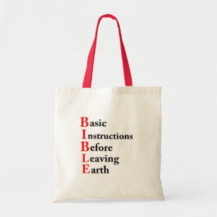 BIJBEL Basis Instructies Voor Tote Bag