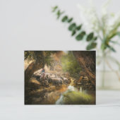 Bijbel - De Heer is mijn herder - 1910 Briefkaart (Staand voorkant)