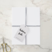 Bijbel decoratie afstudeerfeest cadeaulabel (Met Touw)