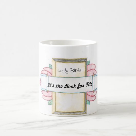 Bijbel en bloem Mok (Center)